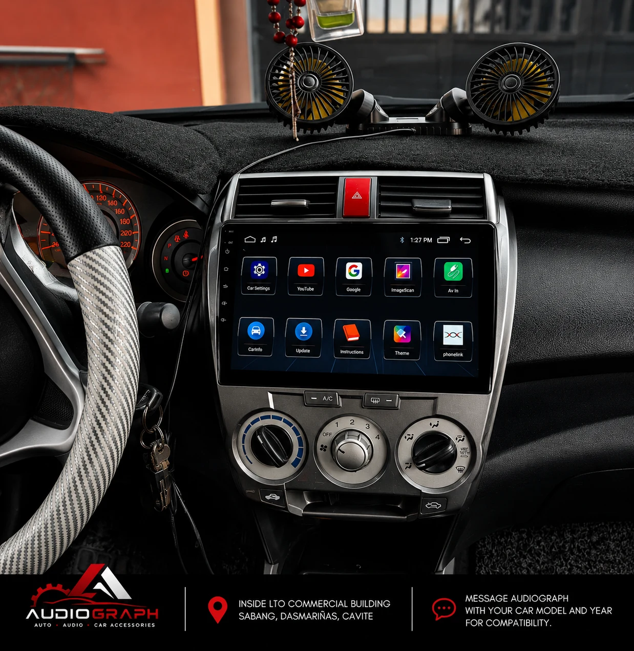 Verified Honda City Audiograph installation