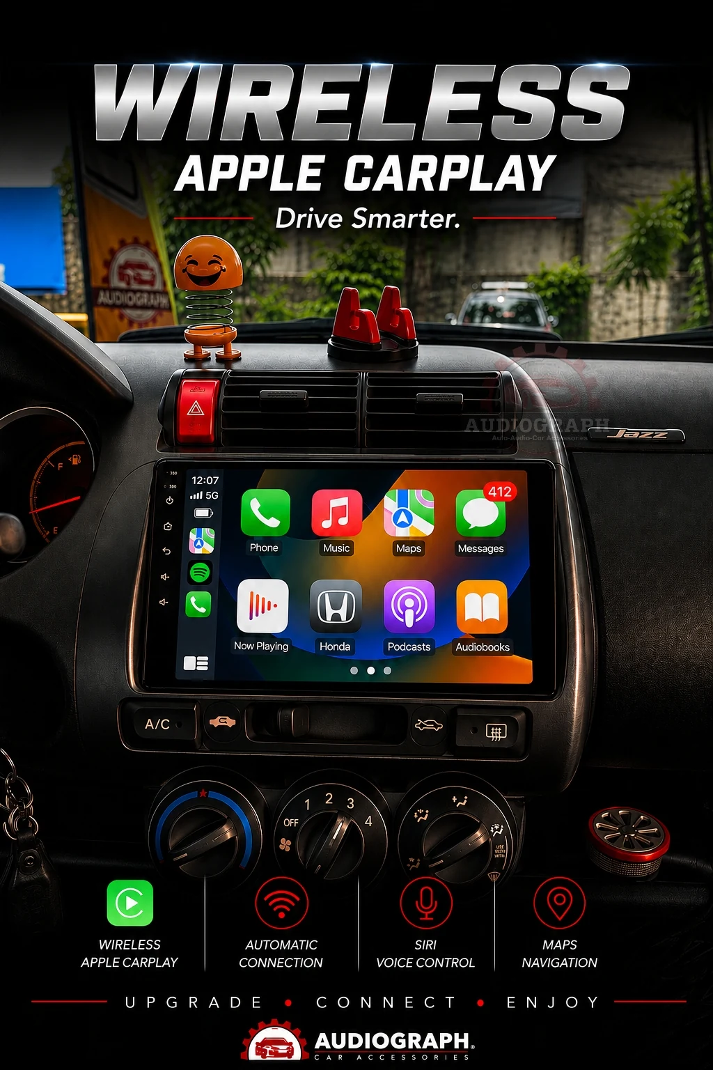 Verified Honda Jazz Audiograph installation